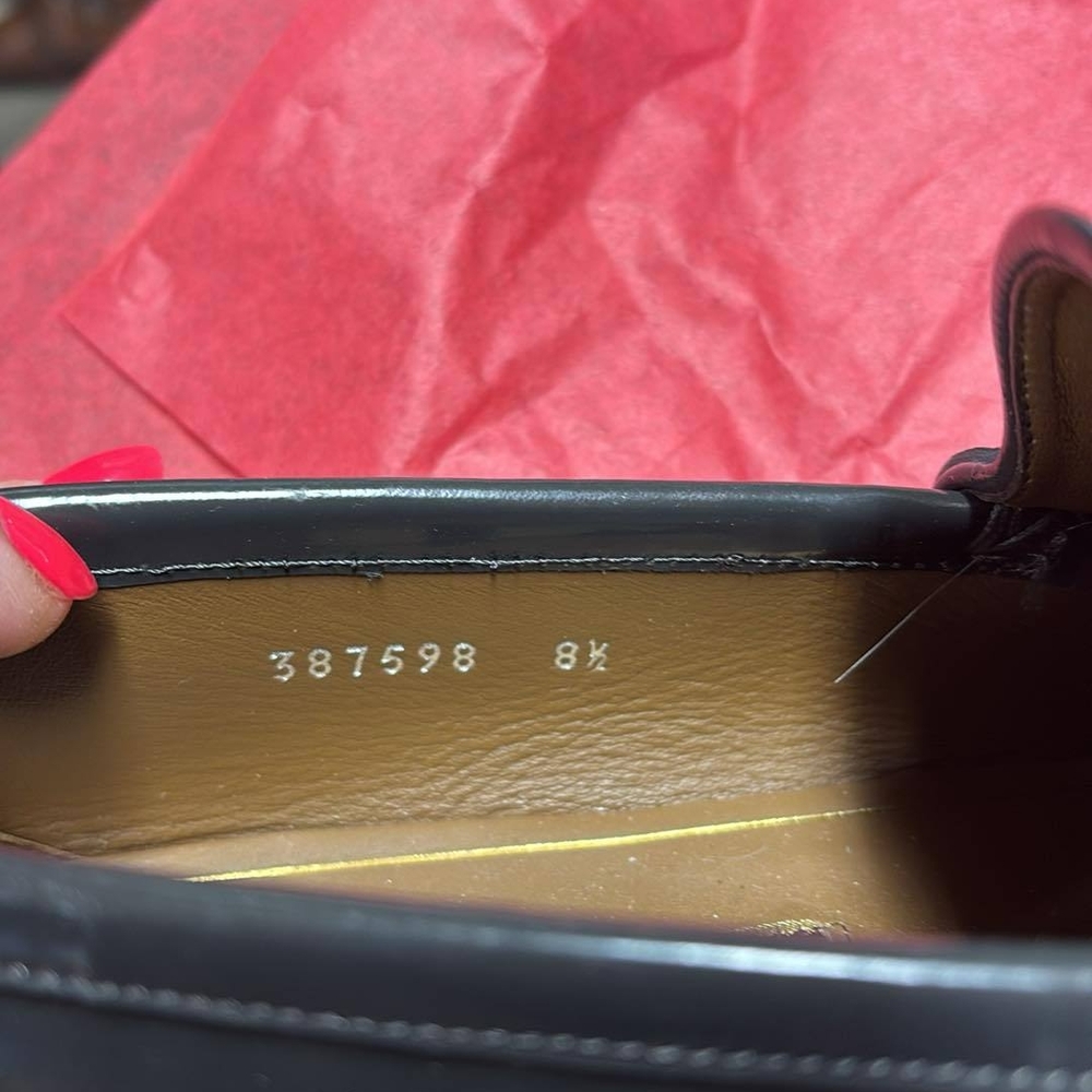 Gucci Gray Leather Loafers Slip-Ons, Excellent Condition. - Picture 6 of 7